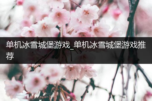 单机冰雪城堡游戏_单机冰雪城堡游戏推荐