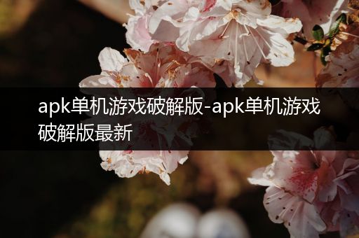 apk单机游戏破解版-apk单机游戏破解版最新