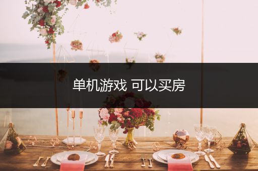 单机游戏 可以买房