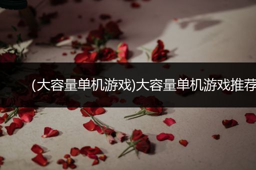 （大容量单机游戏)大容量单机游戏推荐