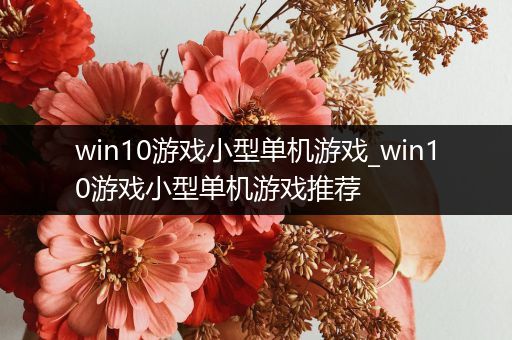 win10游戏小型单机游戏_win10游戏小型单机游戏推荐