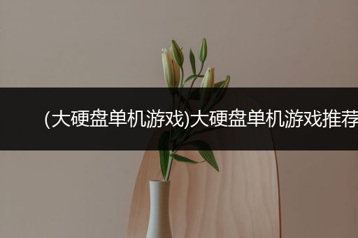 （大硬盘单机游戏)大硬盘单机游戏推荐