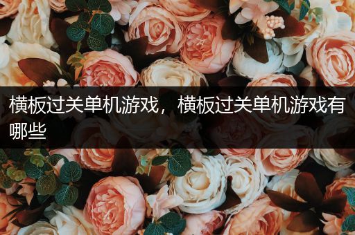 横板过关单机游戏，横板过关单机游戏有哪些