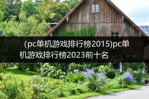 （pc单机游戏排行榜2015)pc单机游戏排行榜2023前十名