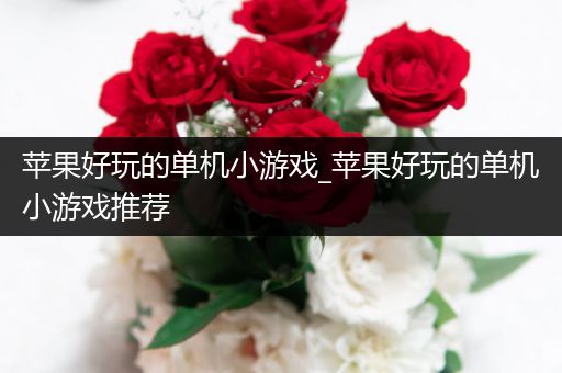 苹果好玩的单机小游戏_苹果好玩的单机小游戏推荐