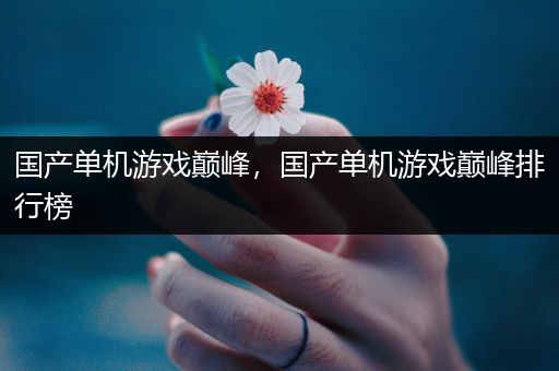 国产单机游戏巅峰，国产单机游戏巅峰排行榜