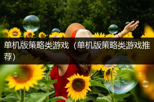 单机版策略类游戏（单机版策略类游戏推荐）