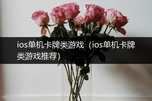 ios单机卡牌类游戏（ios单机卡牌类游戏推荐）