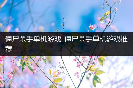 僵尸杀手单机游戏_僵尸杀手单机游戏推荐