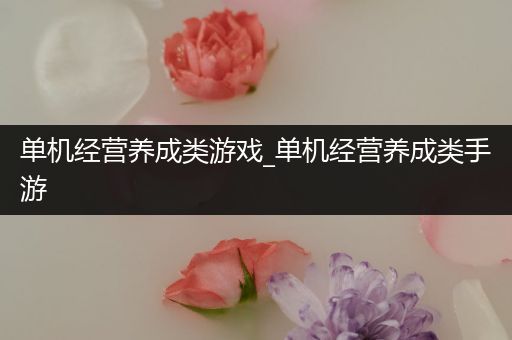 单机经营养成类游戏_单机经营养成类手游