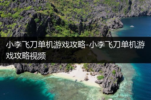 小李飞刀单机游戏攻略-小李飞刀单机游戏攻略视频