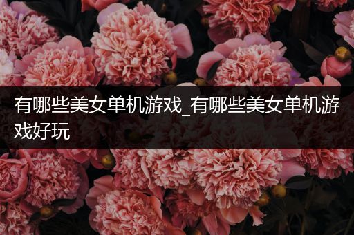 有哪些美女单机游戏_有哪些美女单机游戏好玩