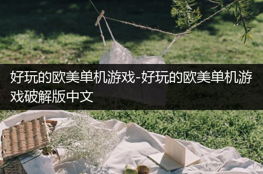 好玩的欧美单机游戏-好玩的欧美单机游戏破解版中文