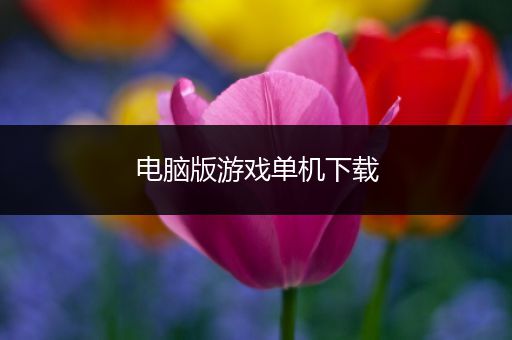 电脑版游戏单机下载
