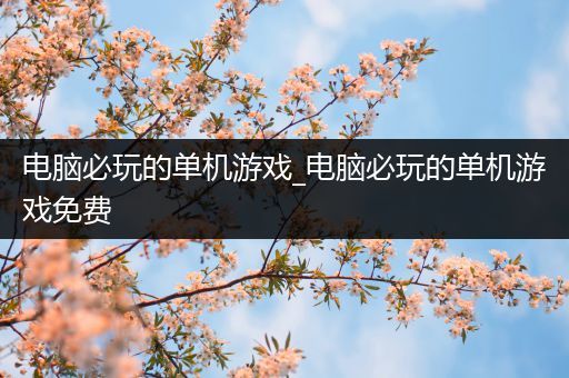 电脑必玩的单机游戏_电脑必玩的单机游戏免费