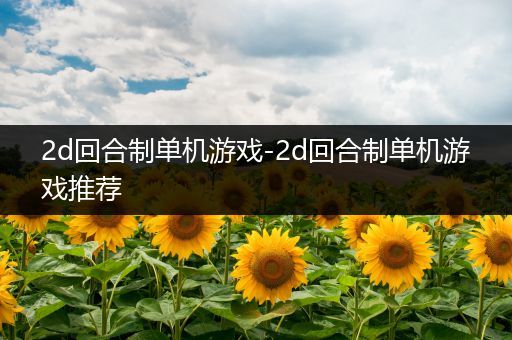 2d回合制单机游戏-2d回合制单机游戏推荐