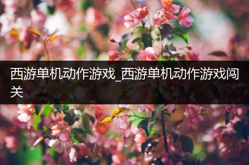 西游单机动作游戏_西游单机动作游戏闯关