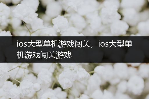 ios大型单机游戏闯关，ios大型单机游戏闯关游戏