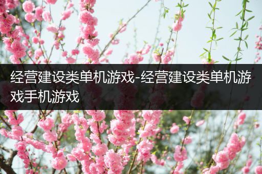经营建设类单机游戏-经营建设类单机游戏手机游戏