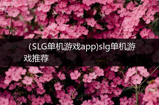 （SLG单机游戏app)slg单机游戏推荐