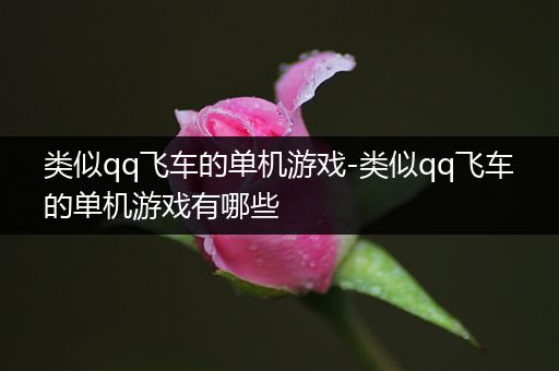 类似qq飞车的单机游戏-类似qq飞车的单机游戏有哪些