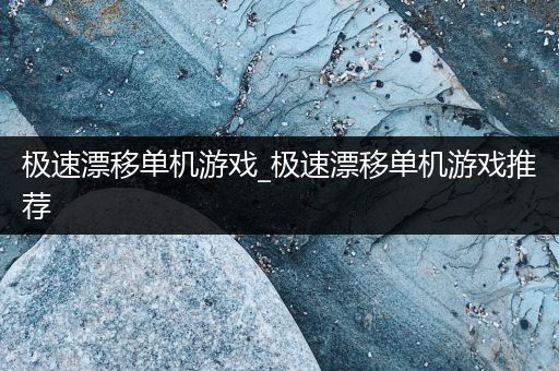 极速漂移单机游戏_极速漂移单机游戏推荐