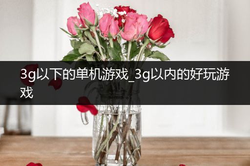 3g以下的单机游戏_3g以内的好玩游戏