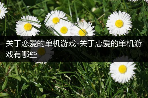 关于恋爱的单机游戏-关于恋爱的单机游戏有哪些