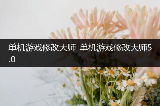单机游戏修改大师-单机游戏修改大师5.0