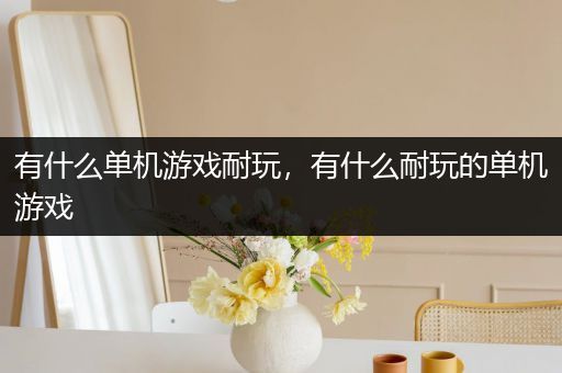 有什么单机游戏耐玩，有什么耐玩的单机游戏