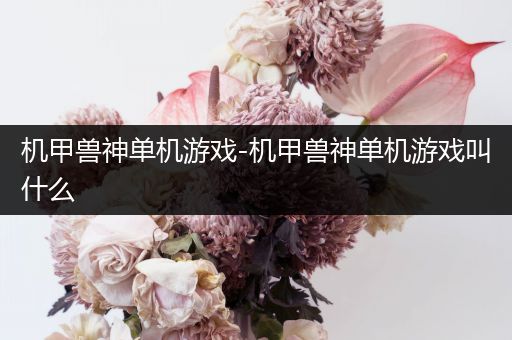 机甲兽神单机游戏-机甲兽神单机游戏叫什么