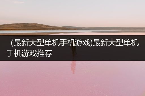 （最新大型单机手机游戏)最新大型单机手机游戏推荐