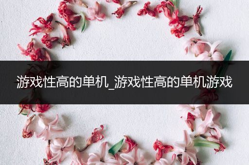 游戏性高的单机_游戏性高的单机游戏