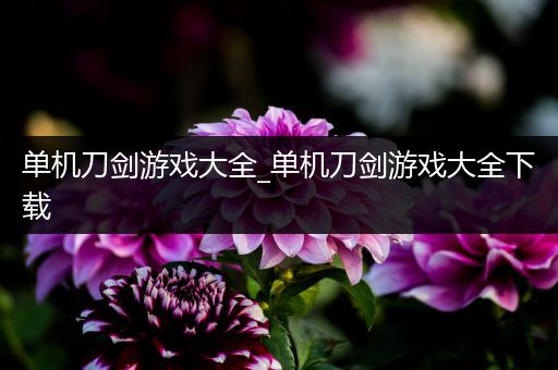 单机刀剑游戏大全_单机刀剑游戏大全下载