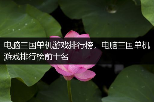 电脑三国单机游戏排行榜，电脑三国单机游戏排行榜前十名