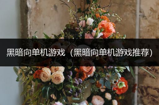 黑暗向单机游戏（黑暗向单机游戏推荐）