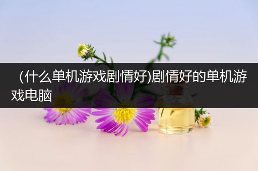 （什么单机游戏剧情好)剧情好的单机游戏电脑