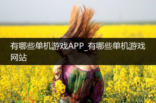 有哪些单机游戏APP_有哪些单机游戏网站