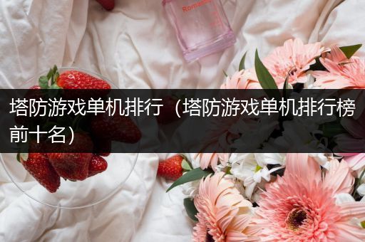 塔防游戏单机排行（塔防游戏单机排行榜前十名）