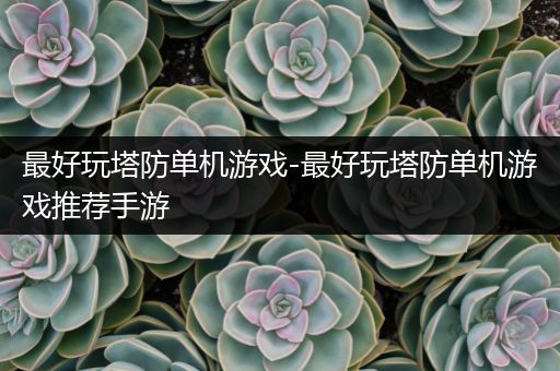 最好玩塔防单机游戏-最好玩塔防单机游戏推荐手游