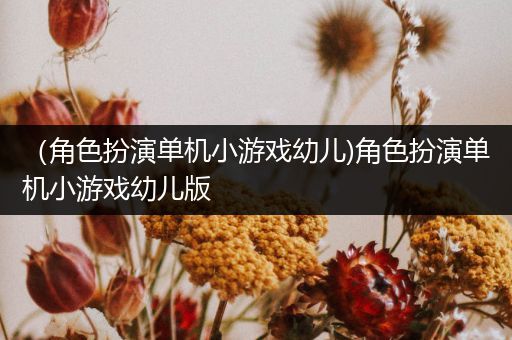 （角色扮演单机小游戏幼儿)角色扮演单机小游戏幼儿版