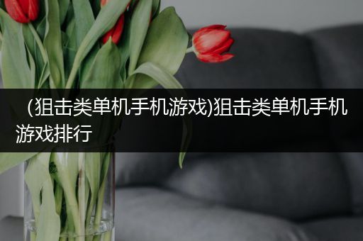（狙击类单机手机游戏)狙击类单机手机游戏排行