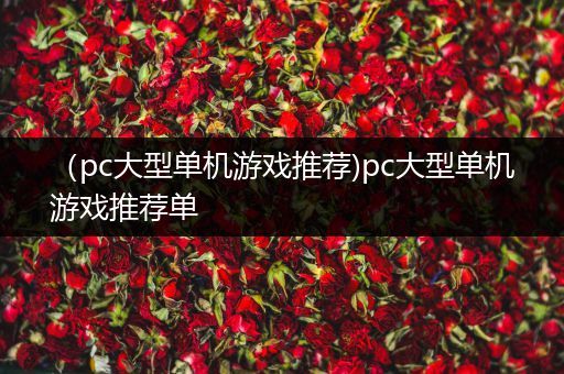 （pc大型单机游戏推荐)pc大型单机游戏推荐单
