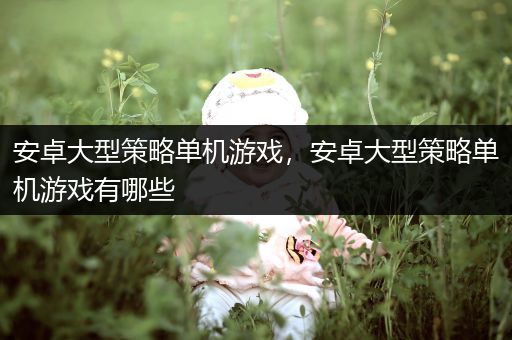 安卓大型策略单机游戏，安卓大型策略单机游戏有哪些