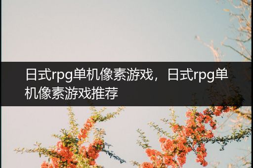 日式rpg单机像素游戏，日式rpg单机像素游戏推荐
