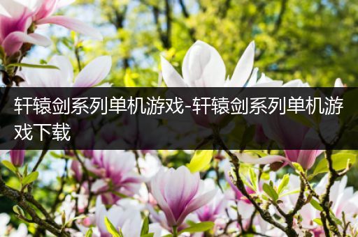 轩辕剑系列单机游戏-轩辕剑系列单机游戏下载