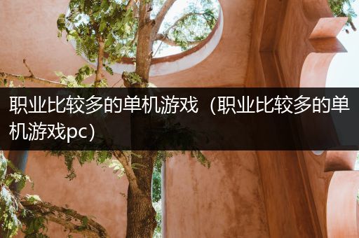 职业比较多的单机游戏（职业比较多的单机游戏pc）