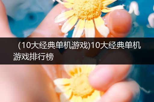 （10大经典单机游戏)10大经典单机游戏排行榜