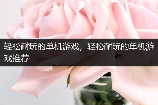 轻松耐玩的单机游戏，轻松耐玩的单机游戏推荐