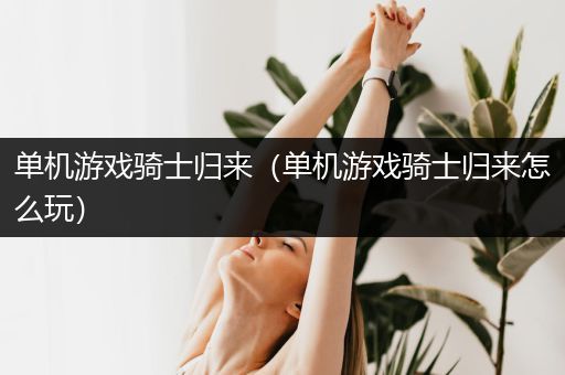 单机游戏骑士归来（单机游戏骑士归来怎么玩）